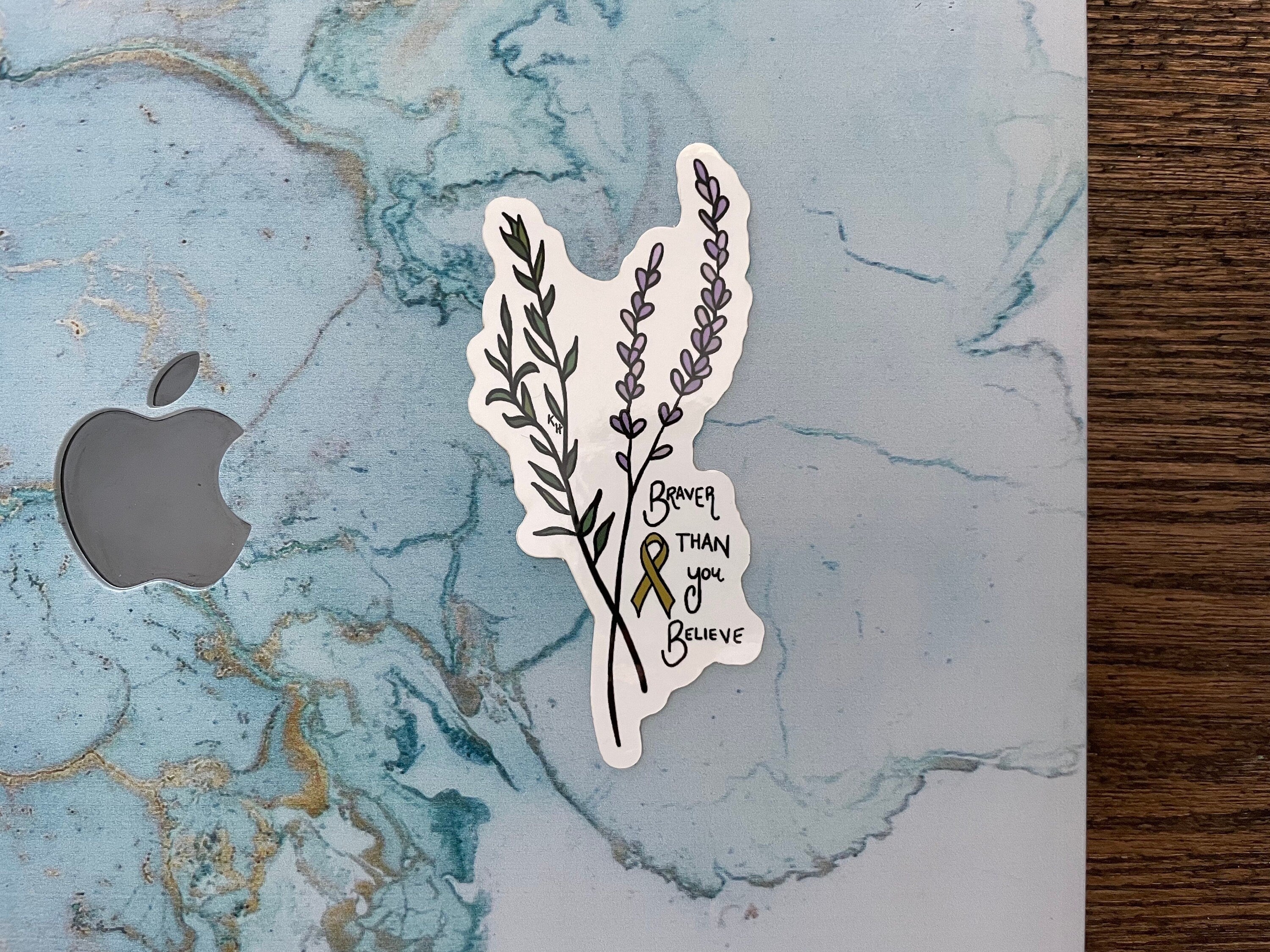 Braver Than You Believe Sticker
