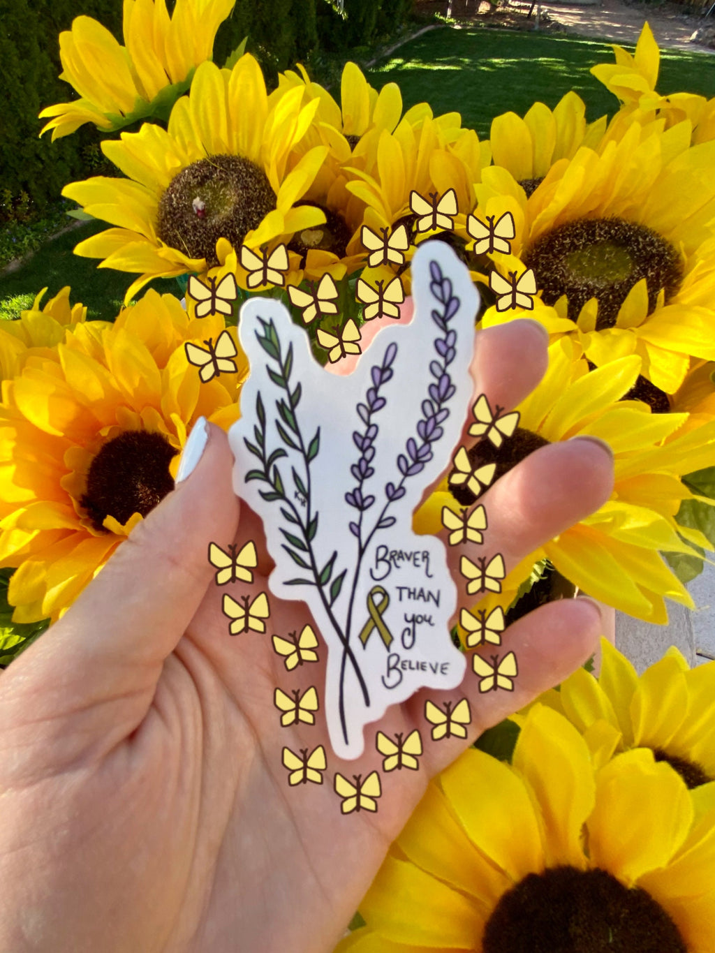 Braver Than You Believe Sticker