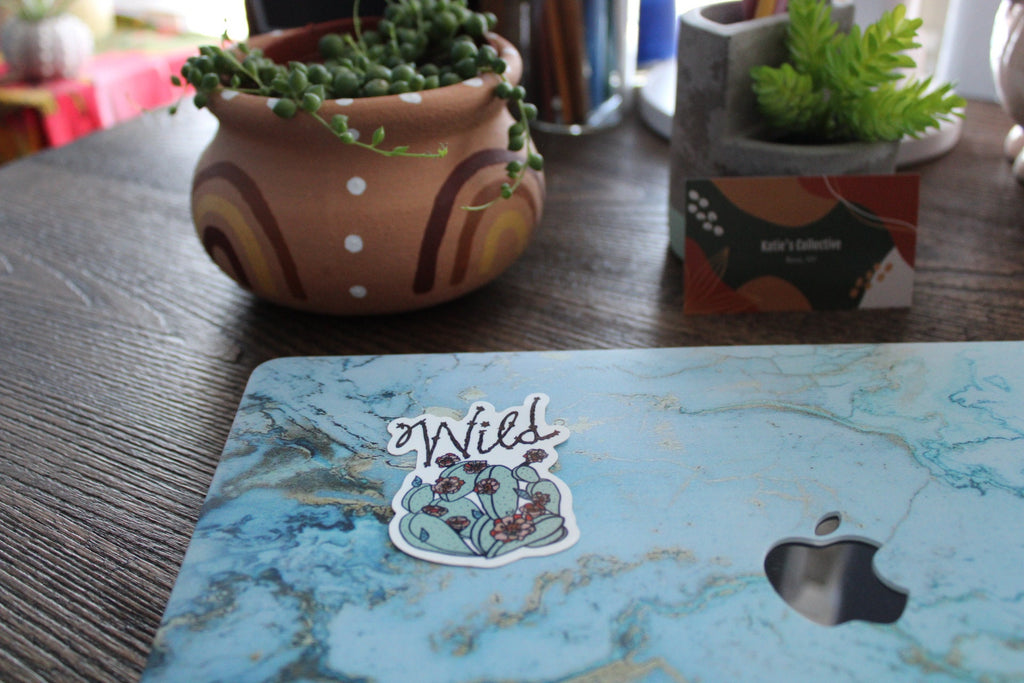 Wild Cactus Cluster Sticker