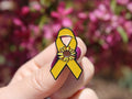 Childhood Cancer/ Sarcoma Sunflower Ribbon - Enamel Pin