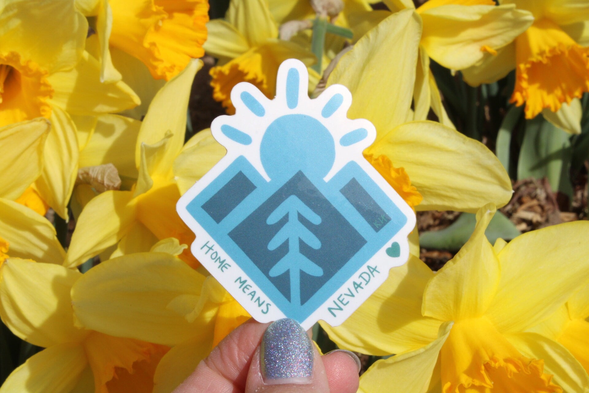 Home Means Nevada Waterproof Sticker