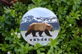 Wander Bear Waterproof Sticker