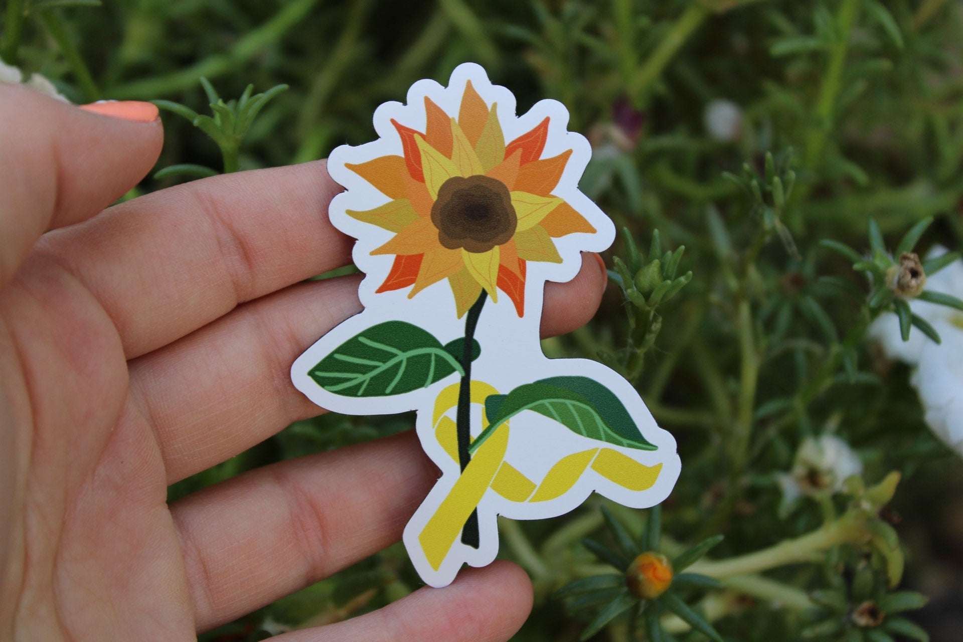 Sunflowers + Ribbons - Magnet