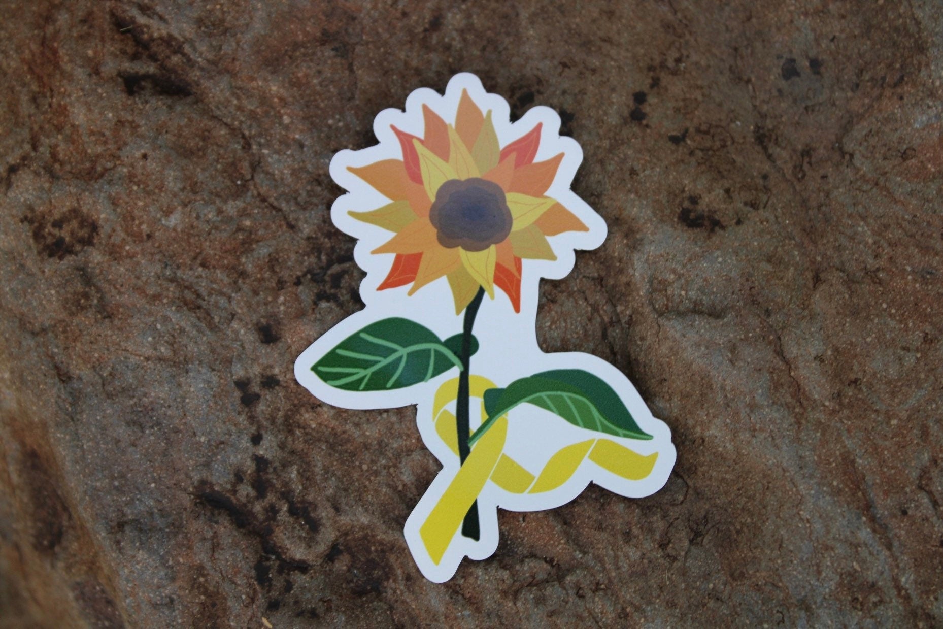Sunflowers + Ribbons - Magnet