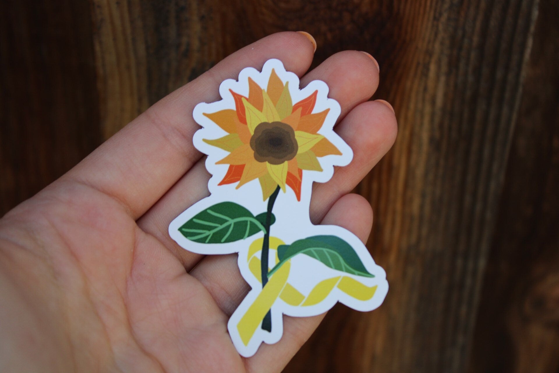 Sunflowers + Ribbons - Magnet