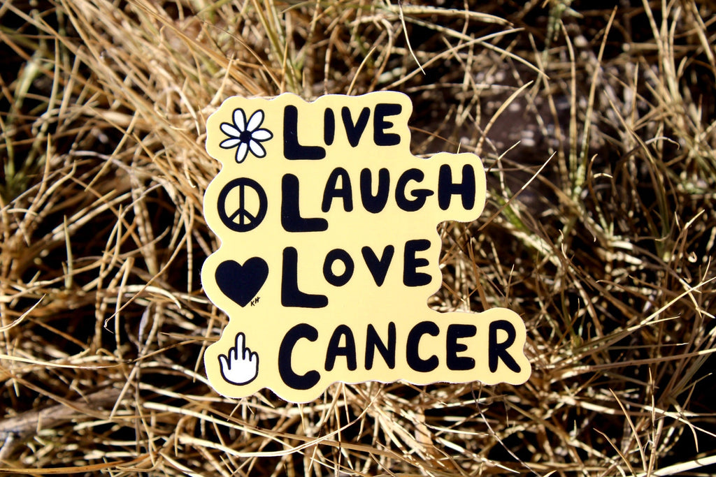 Live, Laugh, Love Parody Sticker