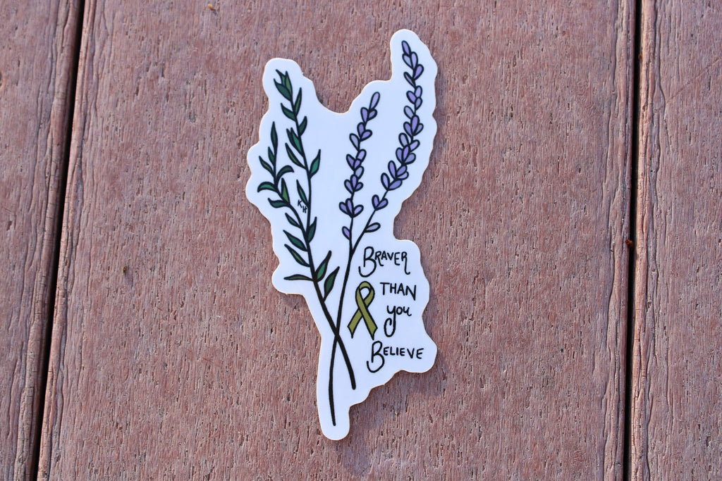 Braver Than You Believe Sticker