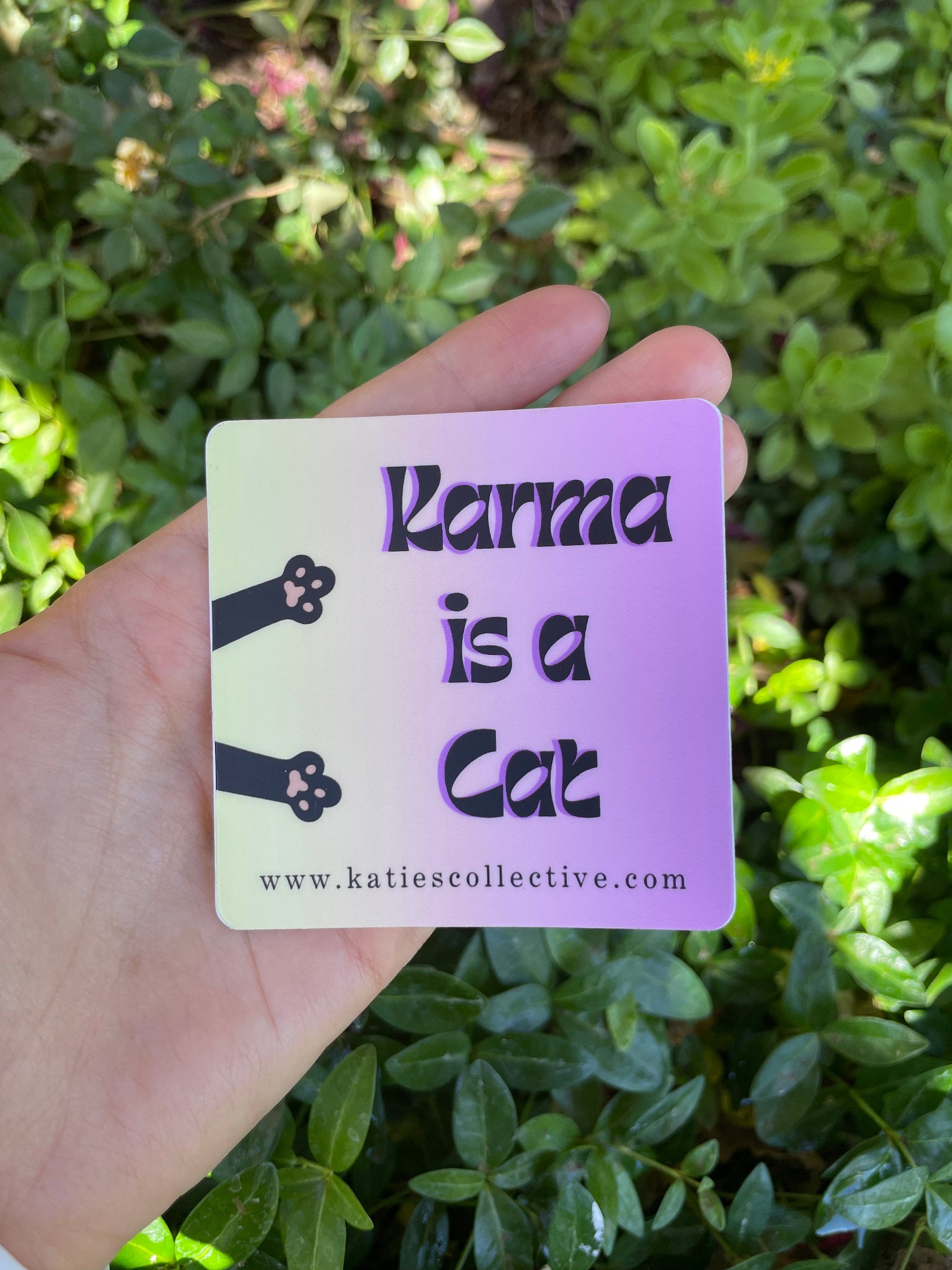 Karma is a Cat - Taylor Swift Sticker