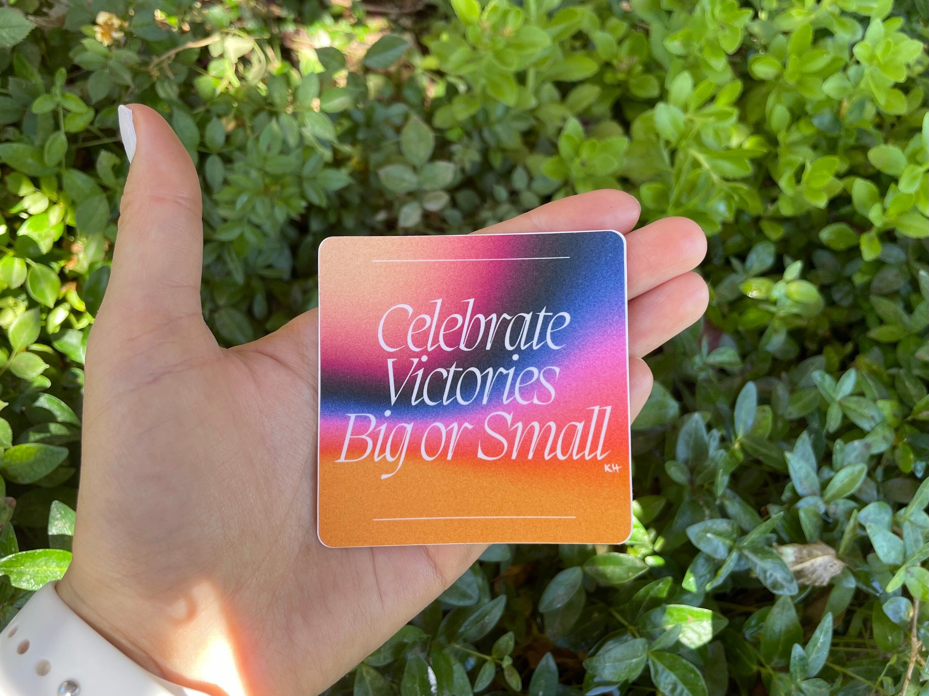 Celebrate Victories Sticker