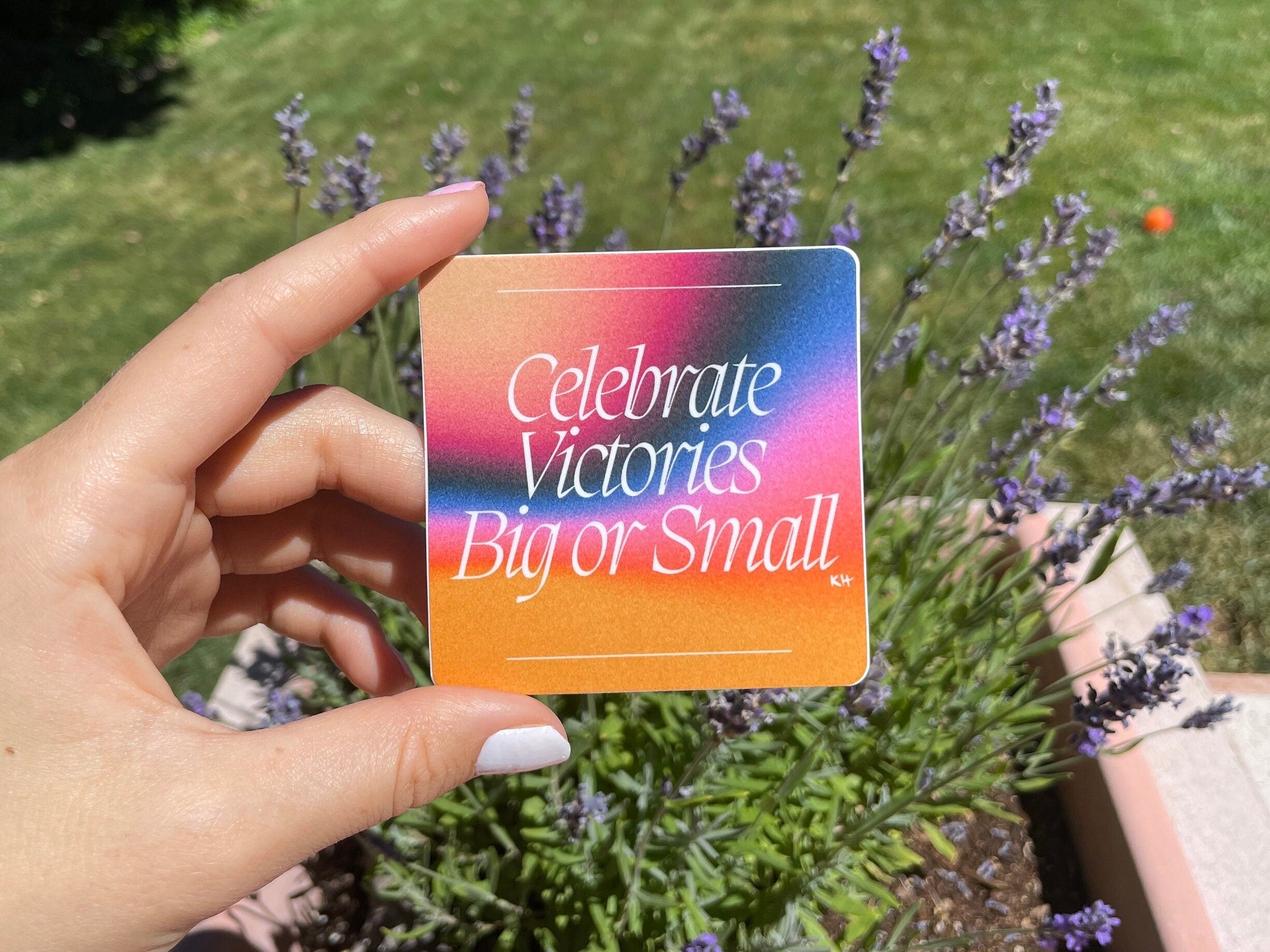 Celebrate Victories Sticker