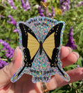 What is Meant for You Butterfly - Holographic Sticker