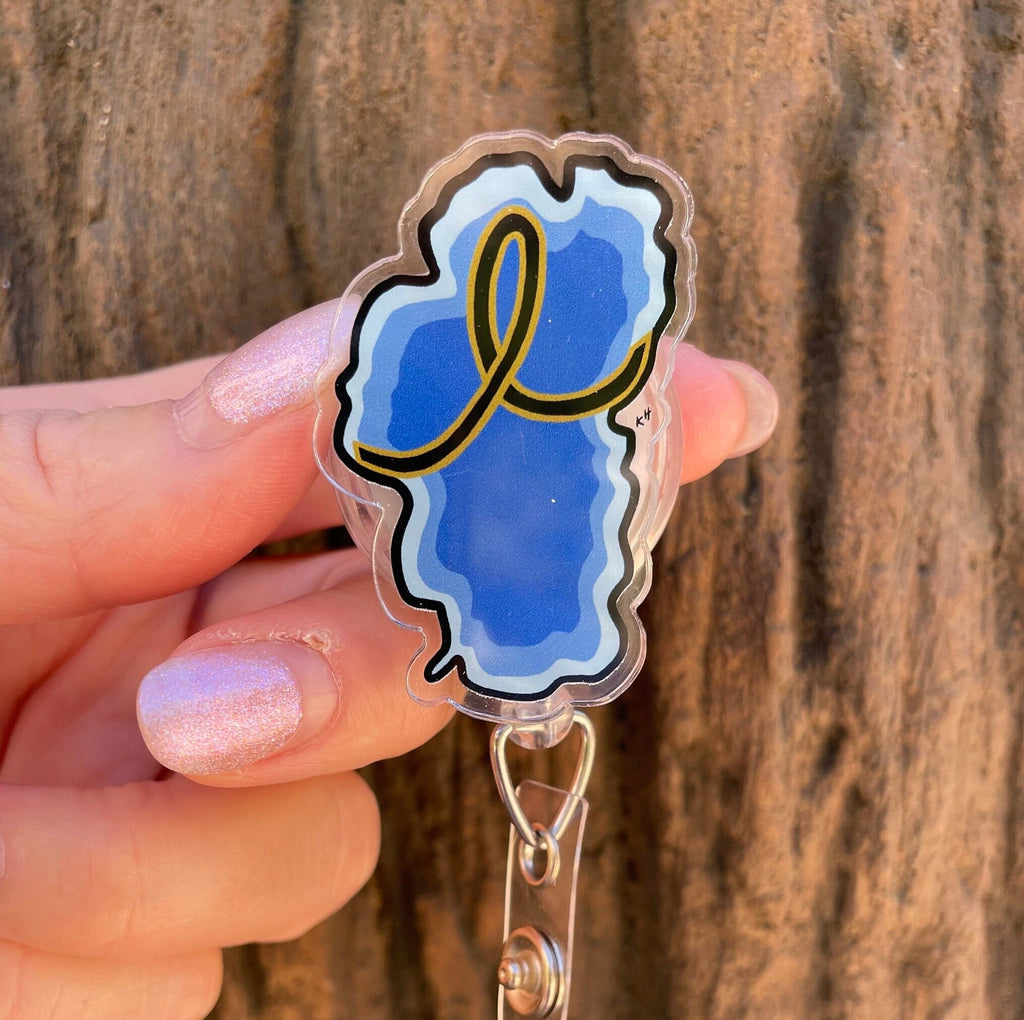 Tahoe Gold Ribbon - Badge Reel