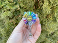 Multi-Color Cancer Sucks Daisy - Badge Reel