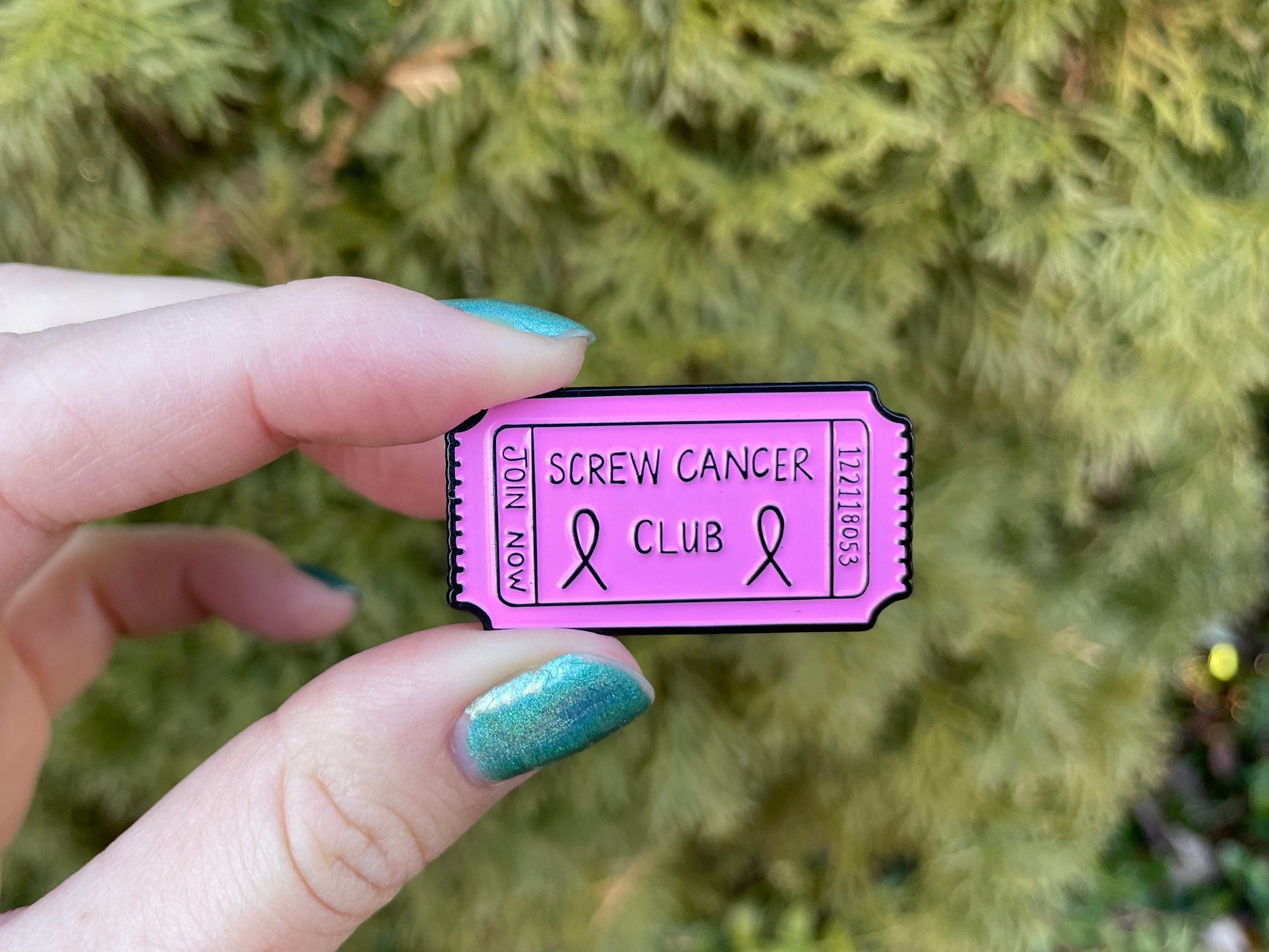 Screw Cancer Club Pink - Enamel Pin