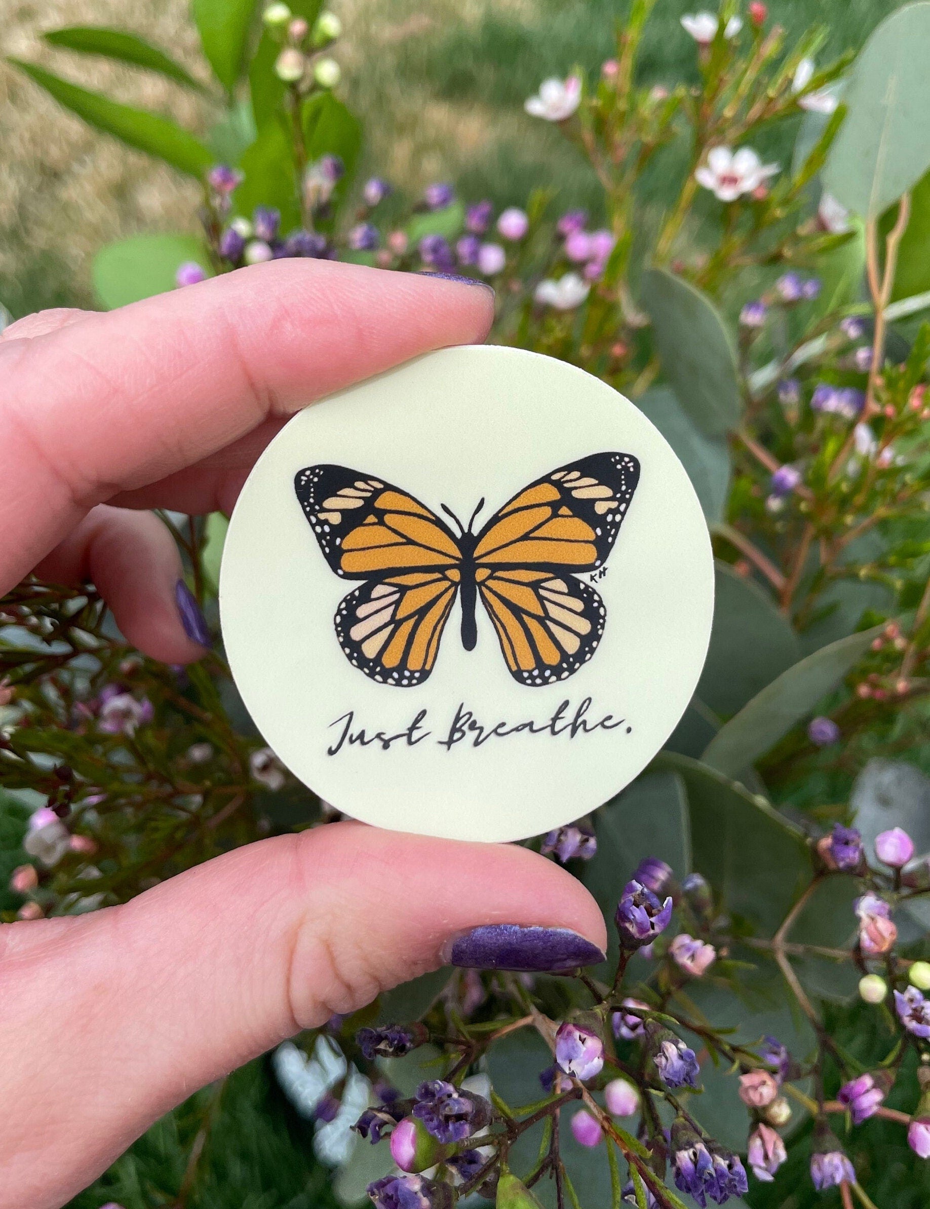 Inspirational Monarch Butterfly - Sticker