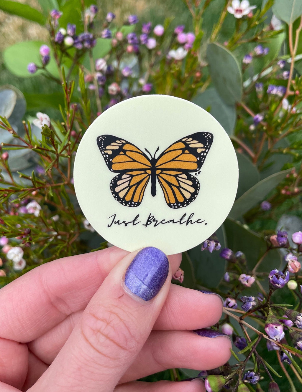 Inspirational Monarch Butterfly - Sticker