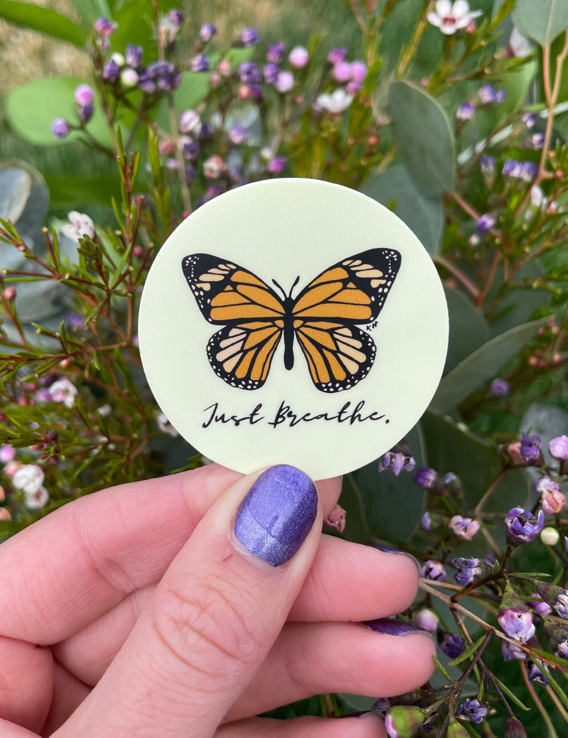 Inspirational Monarch Butterfly - Sticker