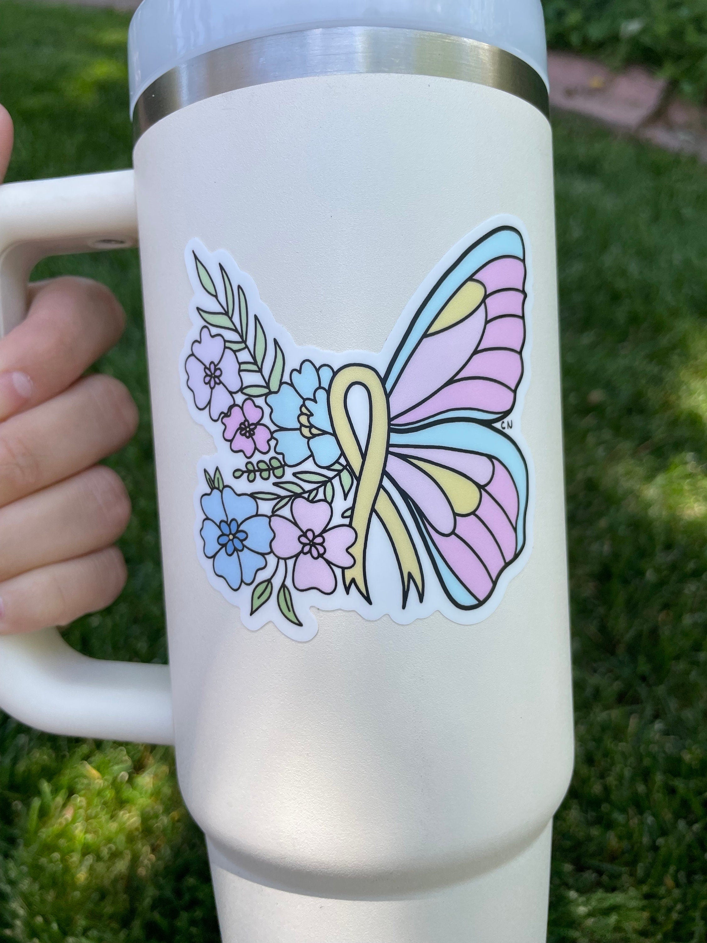Carrigan’s Wings of Hope - Waterproof Sticker