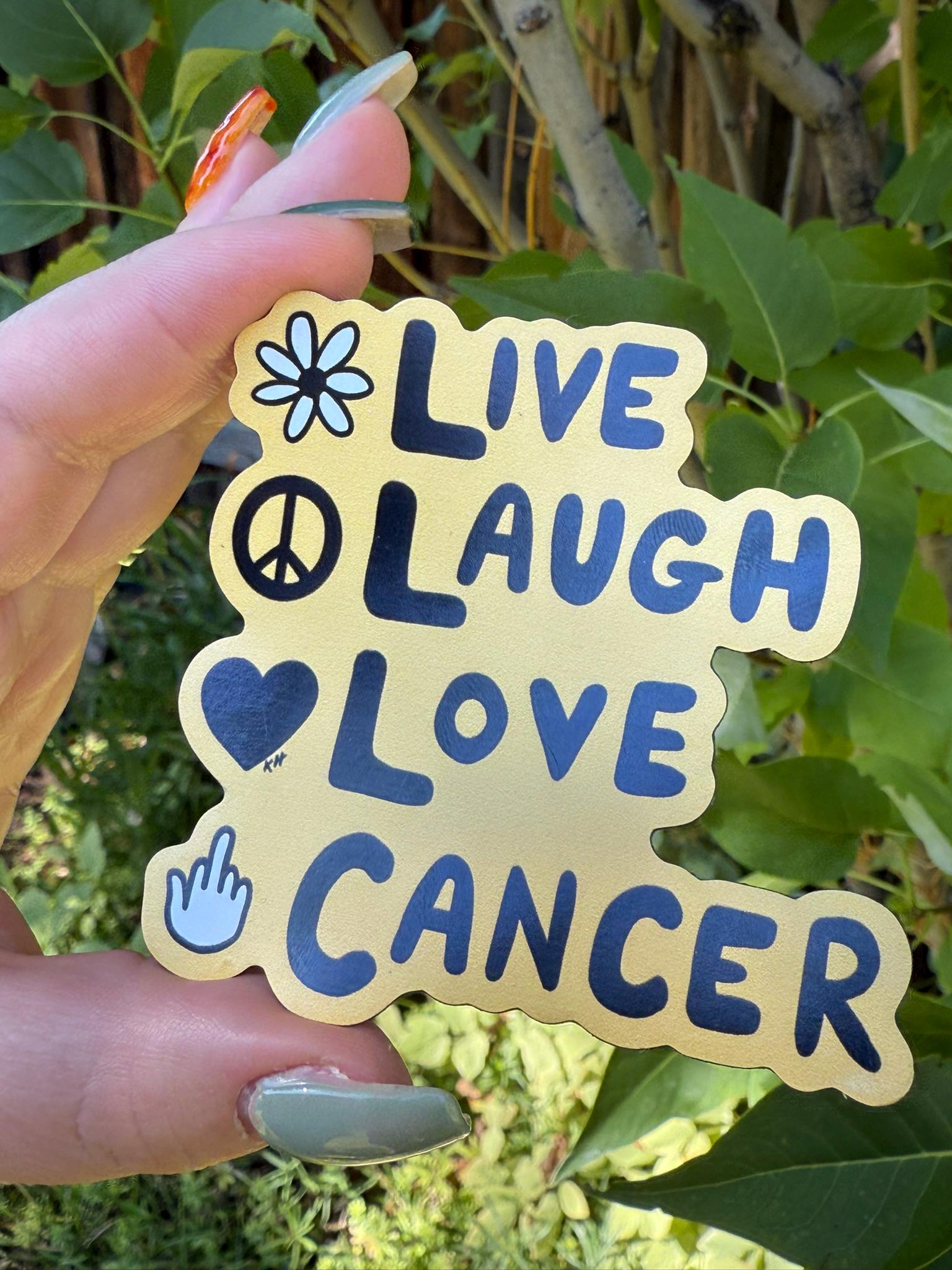 Live Laugh Love Parody Magnet