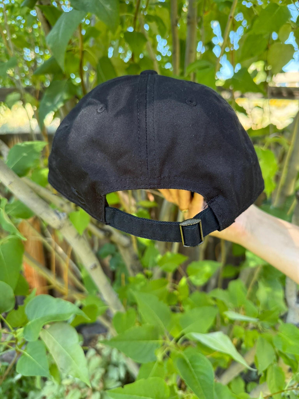 Childhood Cancer/ Sarcoma Ribbon and Sunflower-Hat-Black